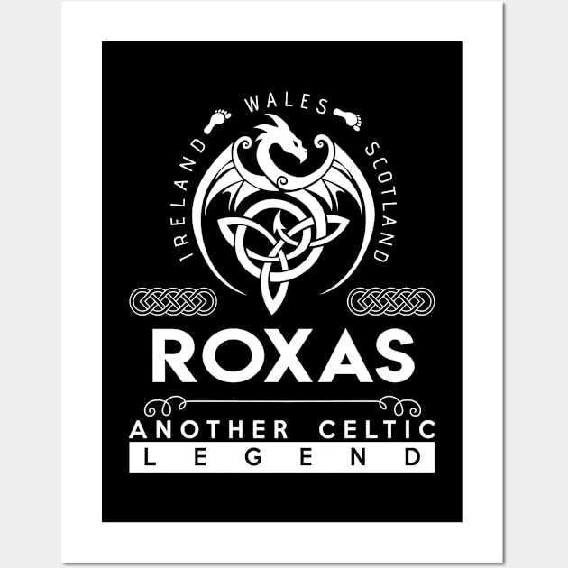 Roxas Name T Shirt - Another Celtic Legend Roxas Dragon Gift Item Wall Art by harpermargy8920